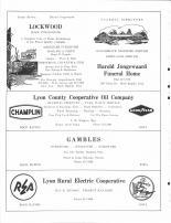 Advertisement 004, Lyon County 1962